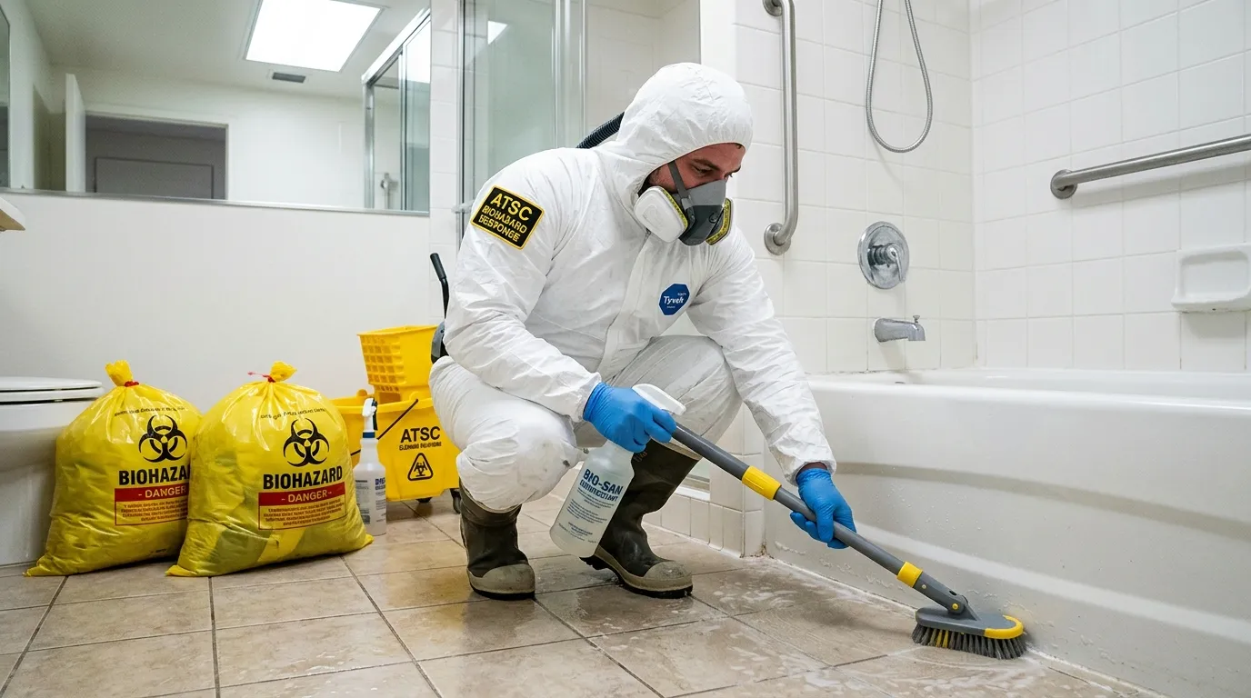 Decontamination equipment deployed for Blood Cleanup in Rosslyn